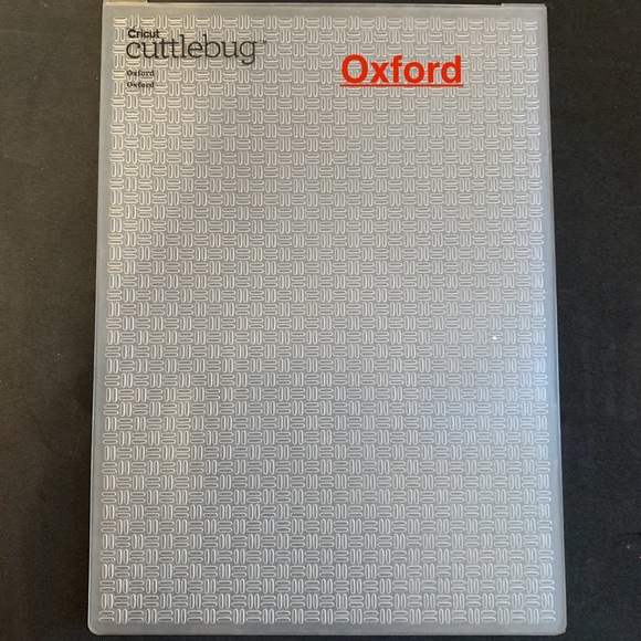 CRICIT CUTTLEBUG Embossing Folder OXFORD ONLY - Picture 7 of 9